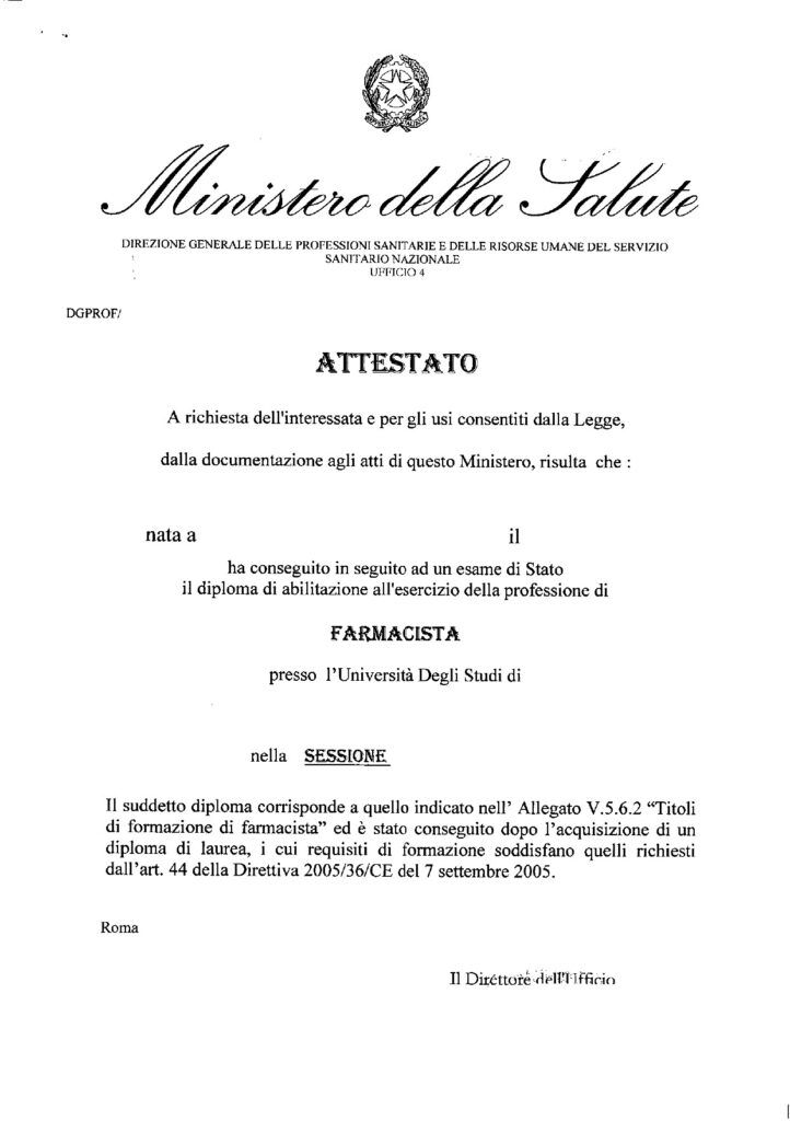 Certificato di conformità